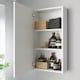 ENHET wall cb w 2 shlvs/door, white, 40x17x75 cm (153/4x63/4x291/2") - IKEA
