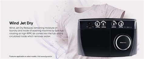 LG 11 Kg 5 Star Wind Jet Dry Rat Away Technology Semi-Automatic Top ...