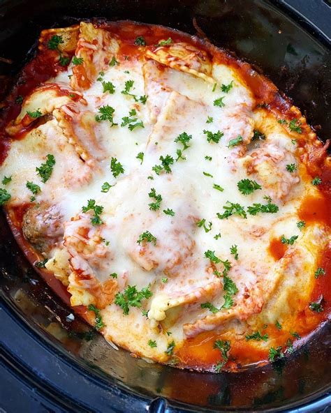 Crockpot Ravioli Meatball Casserole | Recipe | Slow cooker pasta ...