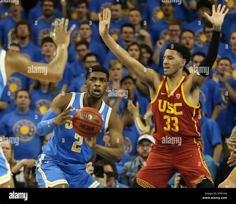 Los Angeles, CA, USA. 28th Feb, 2019. UCLA Bruins guard Jalen Hill #24 ...