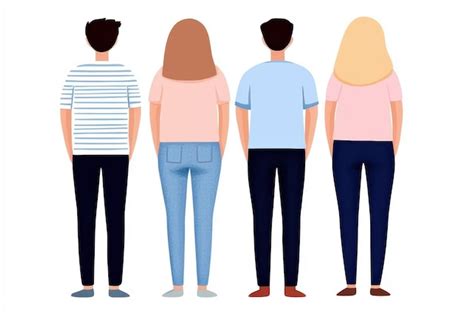 Group of People Standing in Perfect Composition 的图像结果