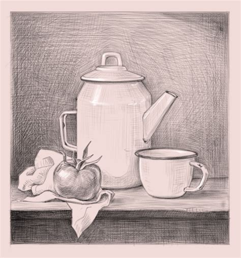 Pencil Drawing Still Life