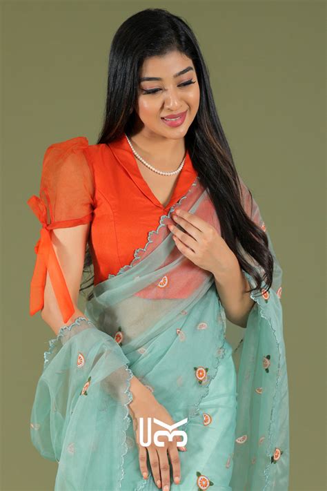 Organza Saree for Wedding | Party Wear Organza Saree Online