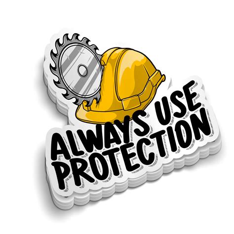 Always Use Protection - Hard Hat Decal – Armed American Supply