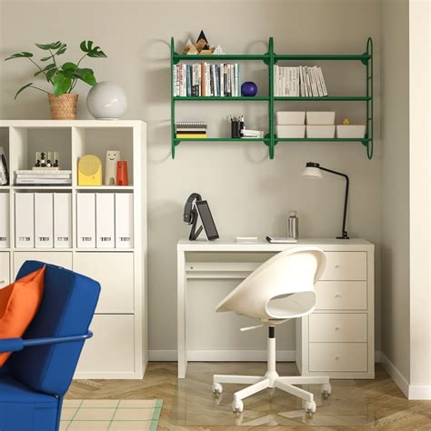 FÄRGSÄTTARE wall shelf combination, green - IKEA