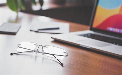 Redex Titanium Glasses Frame, Rimless Frameless Eyeglasses for Men and ...