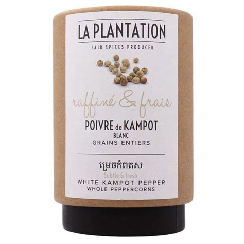White Kampot Pepper IGP La Plantation 50g