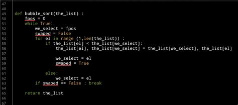 Image result for Bubble Sort Python Program