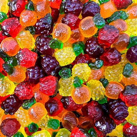 Amazon.com : Funtasty Fruit-Shaped 4D Gummy Candy, Assorted Flavors, 11 ...