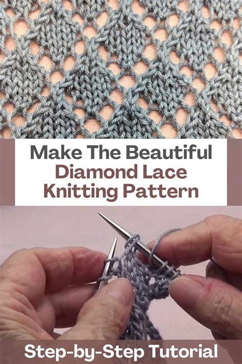 Knitted Diamond Pattern 的图像结果