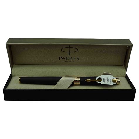 Parker Aster Model:16064 Matte Black Color Body With Golden Clip Fine ...
