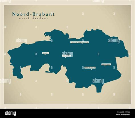 Brabant map Stock Vector Images - Alamy