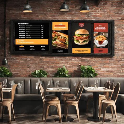 Restaurant Digital Signage 的图像结果
