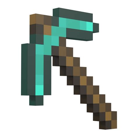 Minecraft Pickaxe Diamond 3D Model 3D Model $9 - .3ds .fbx .obj .max ...
