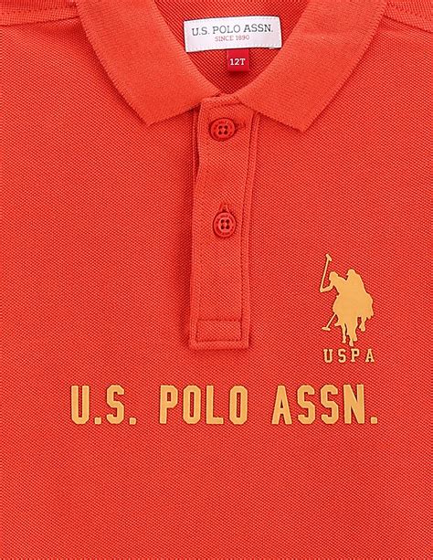 Boys Brand Print Polo Shirt – U.S. Polo Assn. India