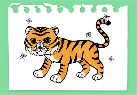 Image result for Drawing a Tiger
