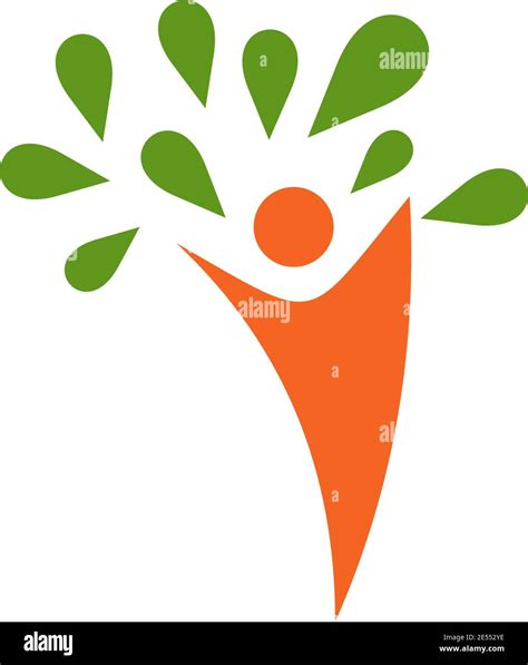 Human character logo design inspiration vector template Stock Vector ...