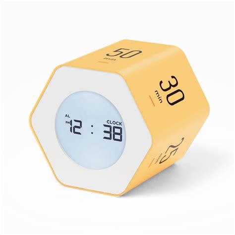 Buy mooasMulti-Hexagon Clock Cube Timer, Digital Clock Time Timer ...
