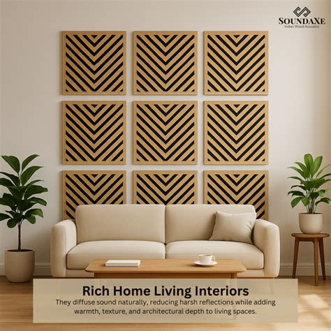 SoundaXe Wooden Acoustic Panels: Classy Aesthetics Meets Superior Sound ...