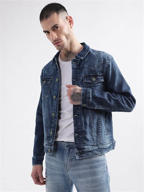 Shop Men's Denim Jackets Online at Iconic India