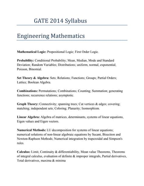 Image result for Gate Syllabus Book