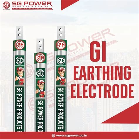 GI Earthing Electrode - 50mm GI Earthing Electrode Manufacturer from Noida