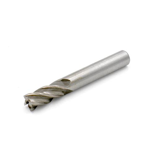 Baomain HSS CNC 14mm Lathe Straight Shank 4 Flute End Mill Cutter Drill ...