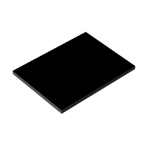 Buy Expanded PVC Sheet 8.5" x 11" Black Printable Rigid PVC Board ...