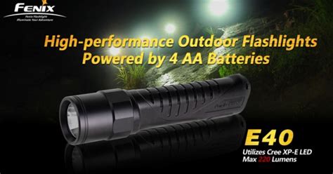 Fenix E40 Flashlight - Buy Fenix E40 in India | Lightorati