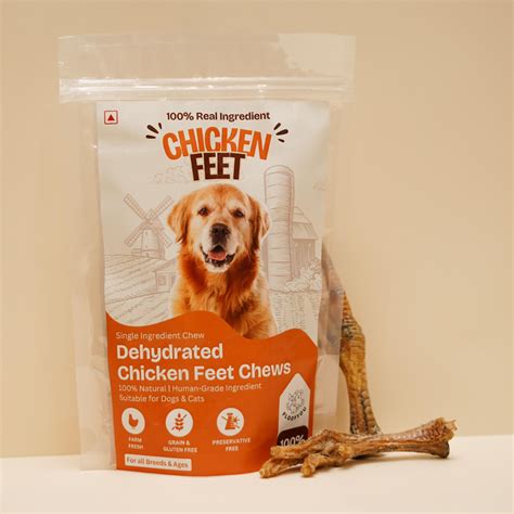 Dog Treat| Dehydrated Chicken Feet Chew| Natural and Healthy treat| 100 ...