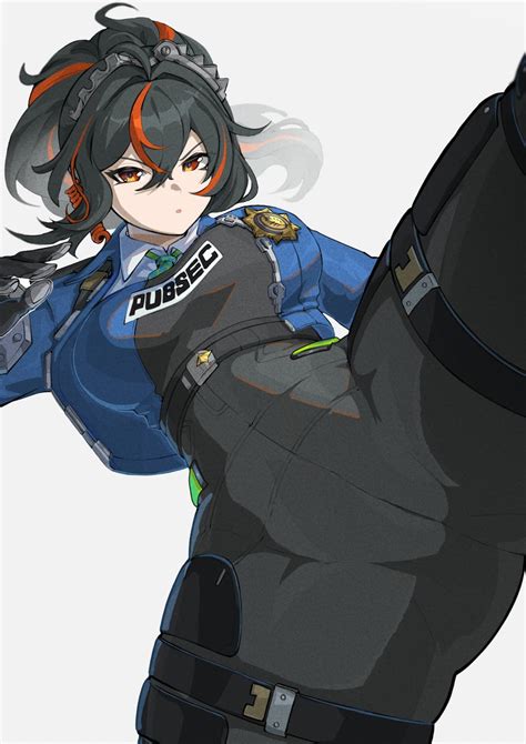 zhu yuan (zenless zone zero) drawn by quadzlnw | Danbooru