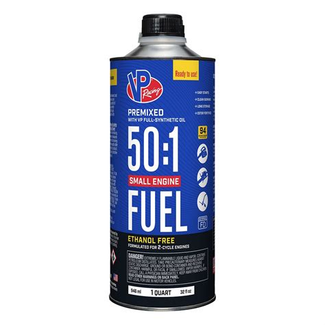 VP RACING FUELS, 50:1, 1 qt Container Size, Fuel - 825KR6|6235 - Grainger