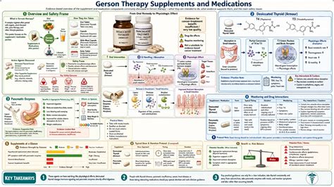 Gerson Therapy Supplements: Potassium, Iodine, Thyroid, Niacin, B12 ...