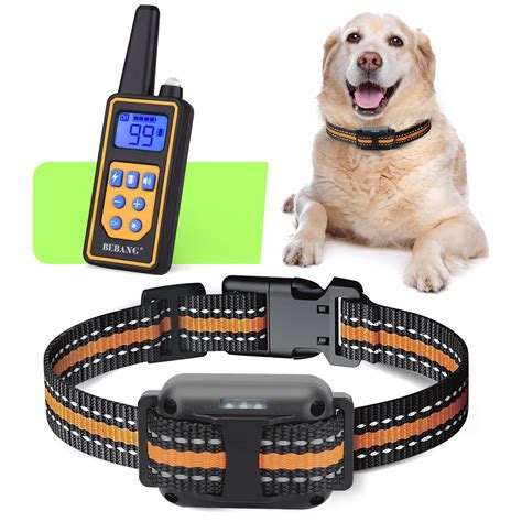 BEBANG Dog Training Collars, Dog Shock Collar with Remote 880yards, 3 ...