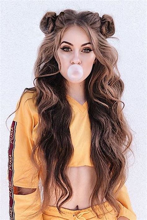 festival hair for long hair