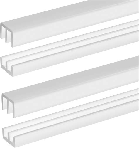 Amazon.com: Landical 2 Sets 4FT Sliding Door Track for 1/8" Thick ...