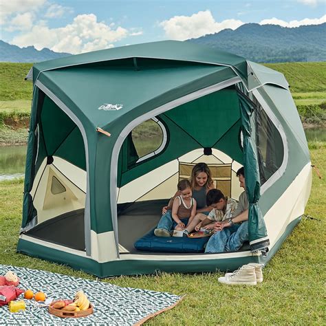 Amazon.com : 4 Person Instant Pop up Tent, Easy 60 Second Setup Family ...