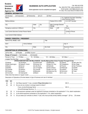 Fillable Online Email quotes submitsurplusins Fax Email Print - pdfFiller