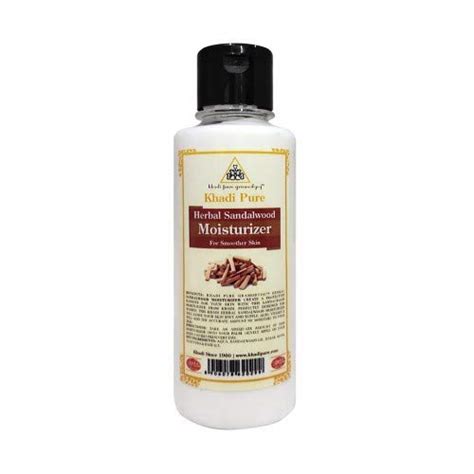 Khadi Pure Herbal Sandalwood Moisturizer, 210 ml : Amazon.in: Beauty