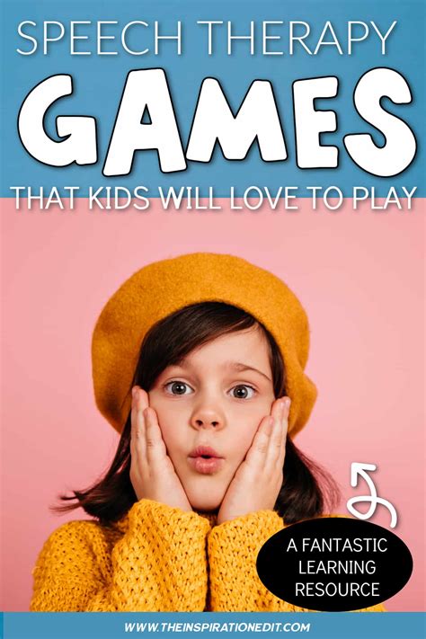6 Fun Speech Therapy Games for Kids | The Inspiration Edit
