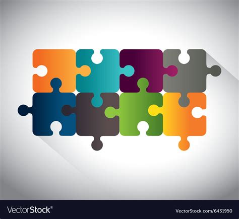 Puzzle Teamwork Vector 的图像结果