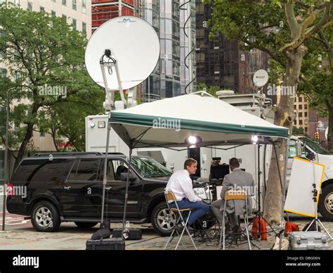 Television outside broadcast van hi-res stock photography and images ...