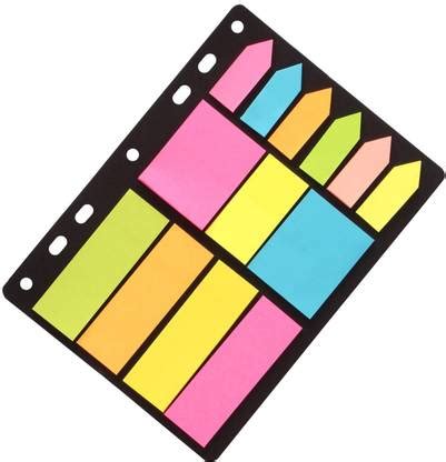 Flipkart.com | Pinzo Sticky Notes & Page Markers Binder Pack, 175 ...
