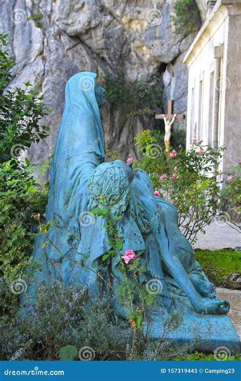 Statue of Mary Magdalene, Sainte Baume, France Editorial Stock Photo ...