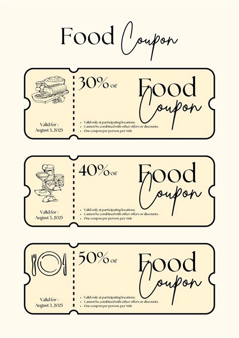 Coupon Clip Art Template