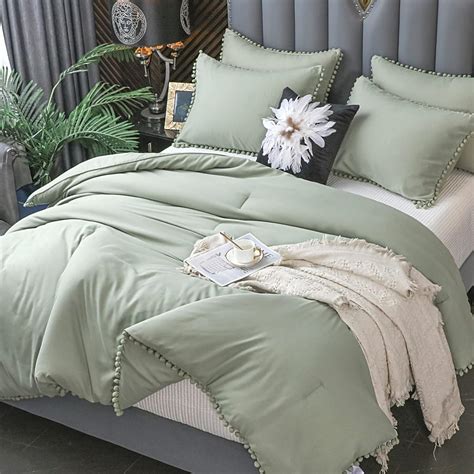 Sage Green Queen Comforter at Charley Smith blog