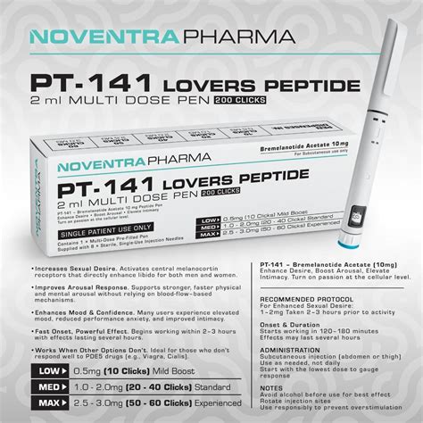 Noventra Pt141 .Lovers peptide pen | Jvl Anabolics