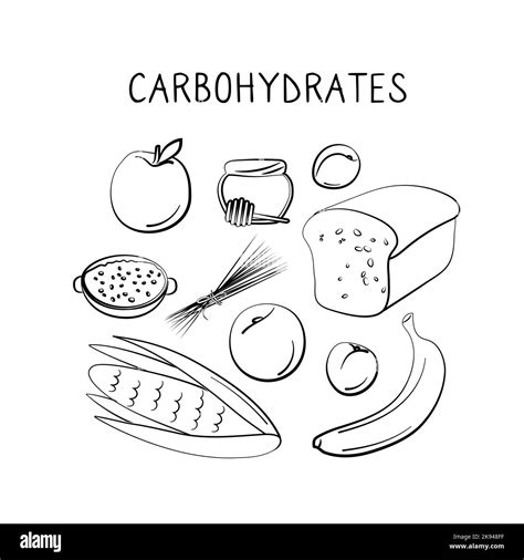 Food Groups Clipart Black And White