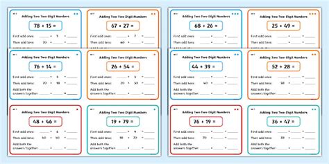 Image result for Adding Two 2-Digit Numbers Crossing 10