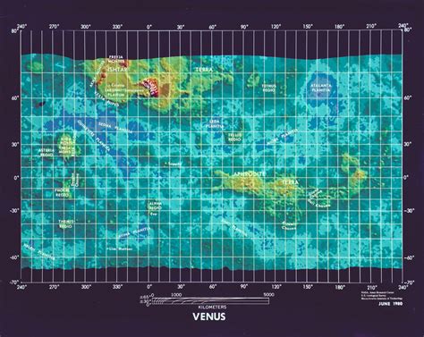 Map Of Venus